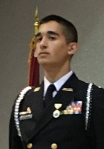 Lemoore High School NJROTC Cadet Aaron Dorfmeier.